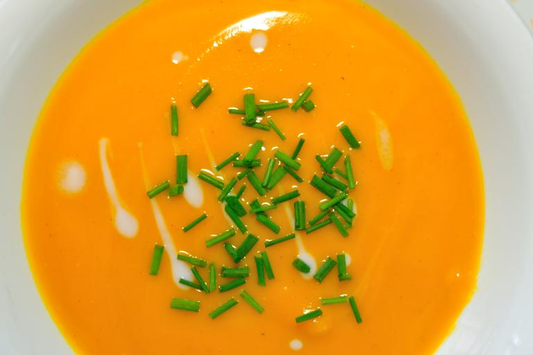 Recipe: Pumpkin and pear soup.