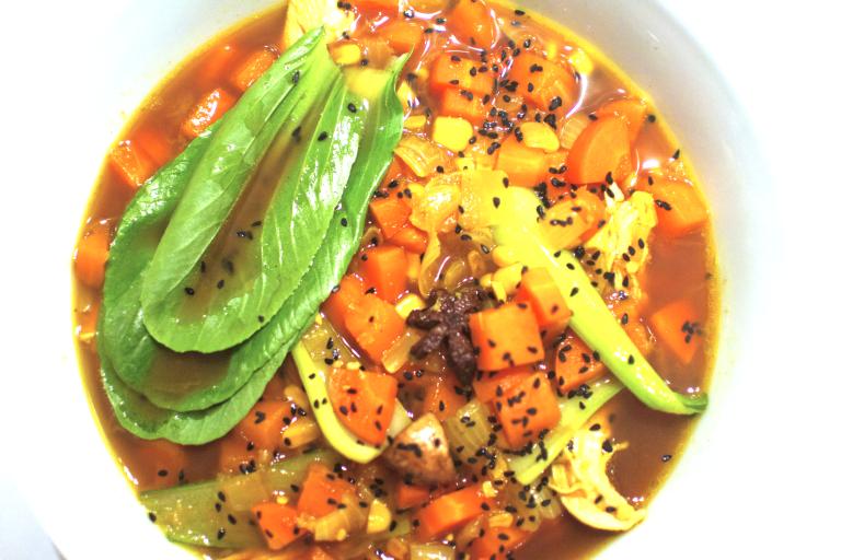 Recipe: Healing Asian chicken soup